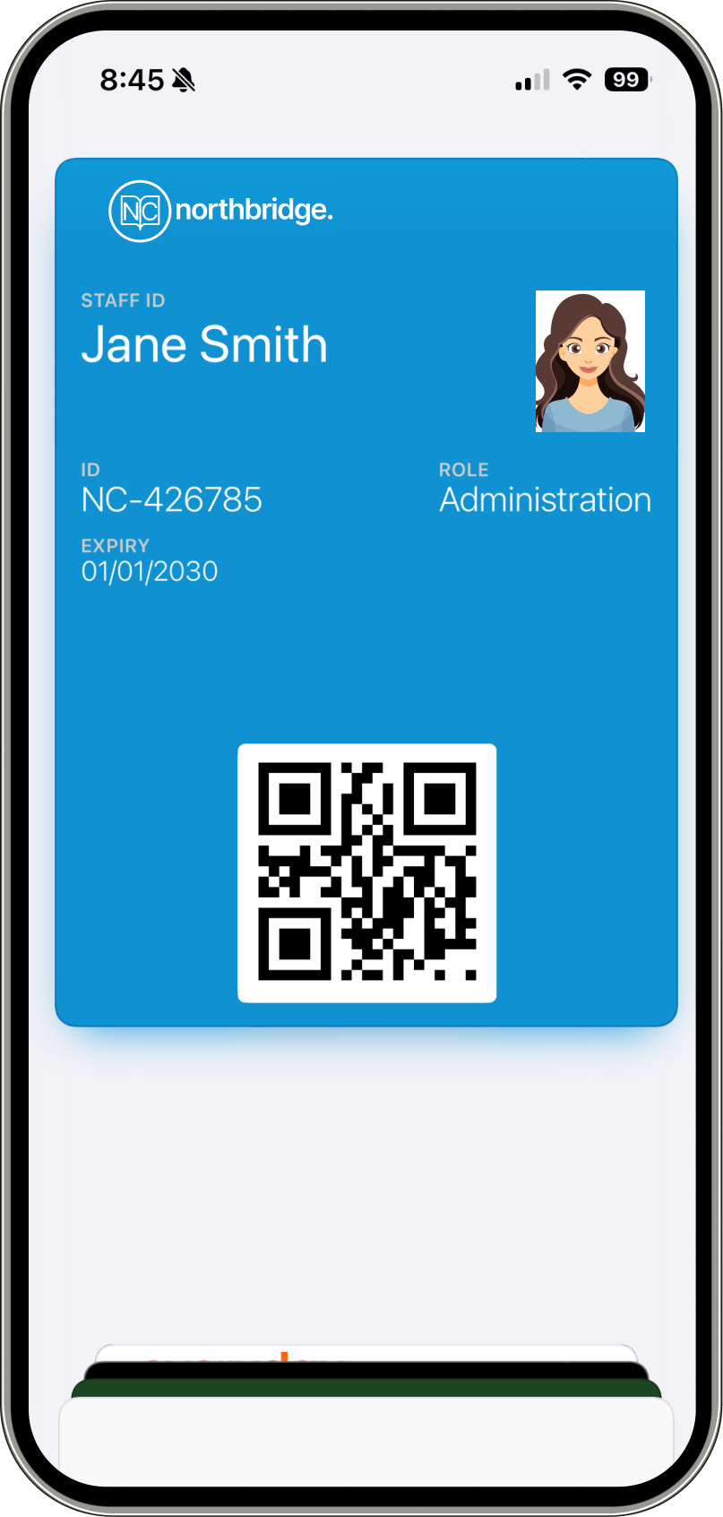 Digital wallet ID in Google Wallet